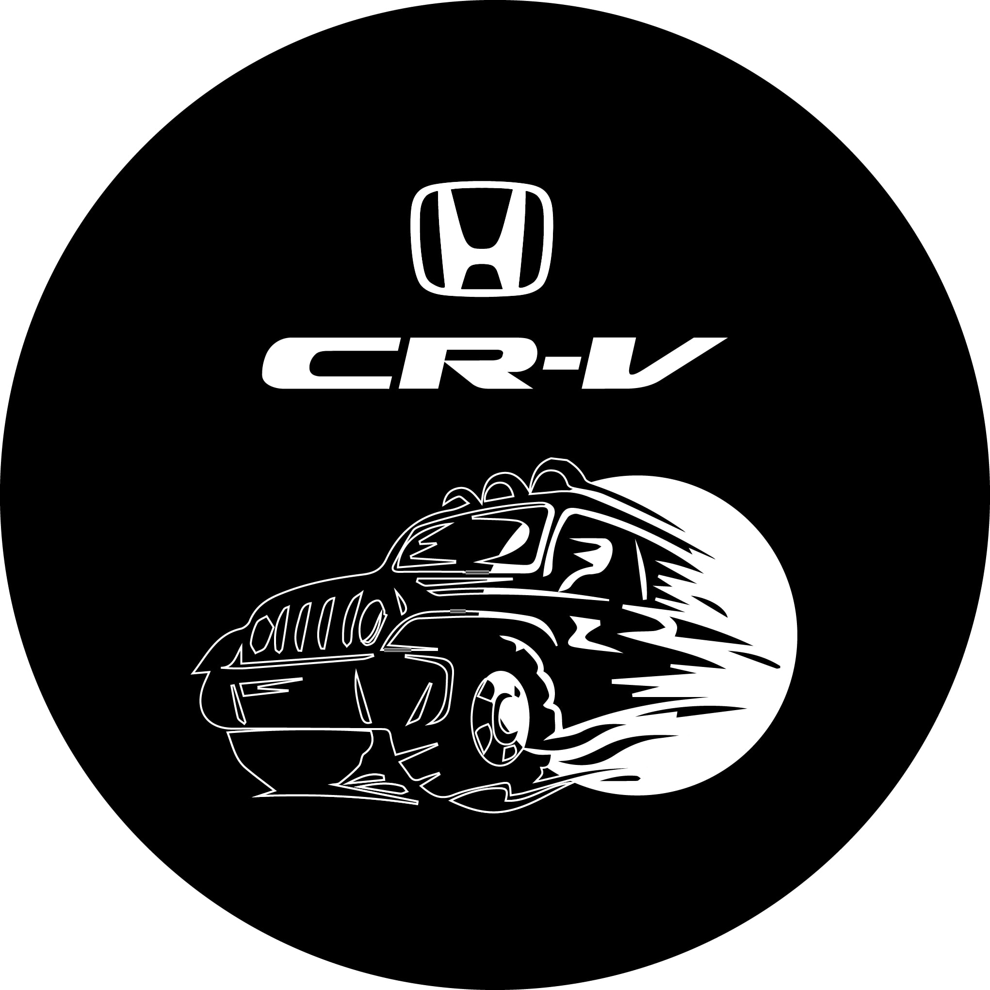 Honda CR-V Logo Spare Wheel Tire Cover